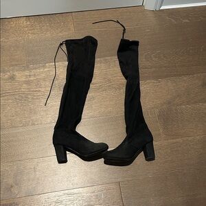 Black Over-the-Knee Women's Boots